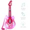 Best Choice Products 19in Kids Flash Guitar, Pretend Play Musical Instrument Toy for Toddlers w/ Mic, Stand